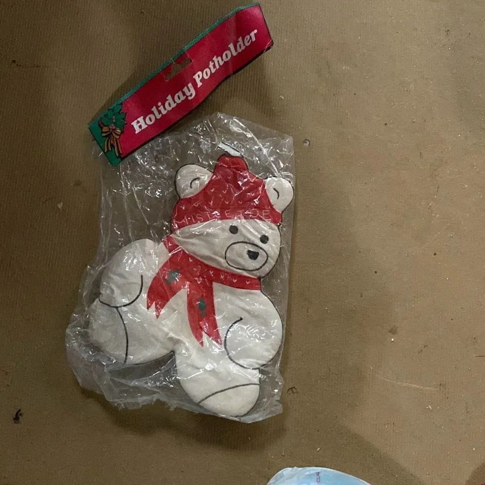 Vintage Christmas Potholder